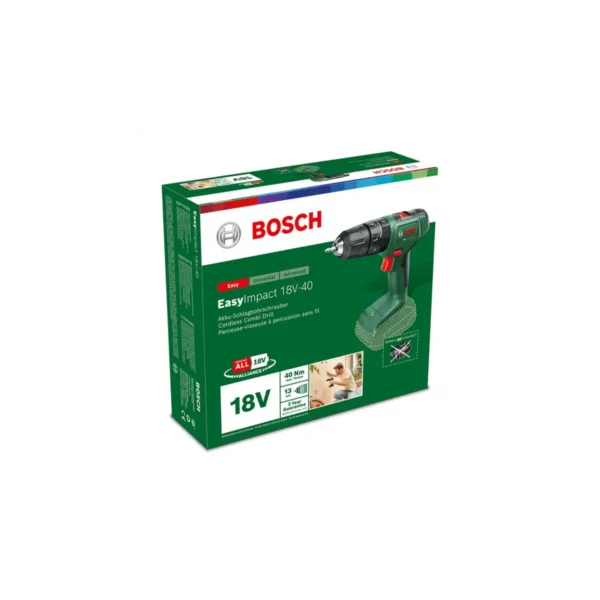 Bosch EasyImpact 18V 40 1630 RPM Keyless 1.4 kg Green