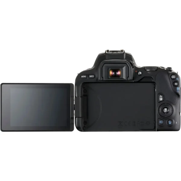 Canon EOS 200D + EF-S 18-55mm f/4-5.6 IS STM SLR Camera Kit 24.2 MP CMOS 6000 x 4000 pixels Black