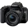 Canon EOS 200D + EF-S 18-55mm f/4-5.6 IS STM SLR Camera Kit 24.2 MP CMOS 6000 x 4000 pixels Black