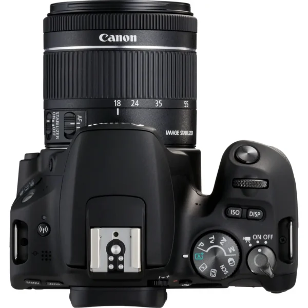 Canon EOS 200D + EF-S 18-55mm f/4-5.6 IS STM SLR Camera Kit 24.2 MP CMOS 6000 x 4000 pixels Black
