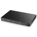 Zyxel GS1900-48HP Managed L2 Gigabit Ethernet (10/100/1000) Power over Ethernet (PoE) Black