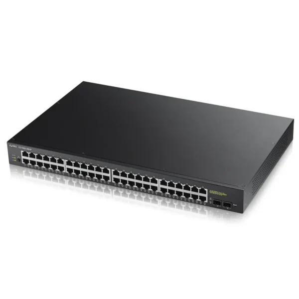 Zyxel GS1900-48HP Managed L2 Gigabit Ethernet (10/100/1000) Power over Ethernet (PoE) Black