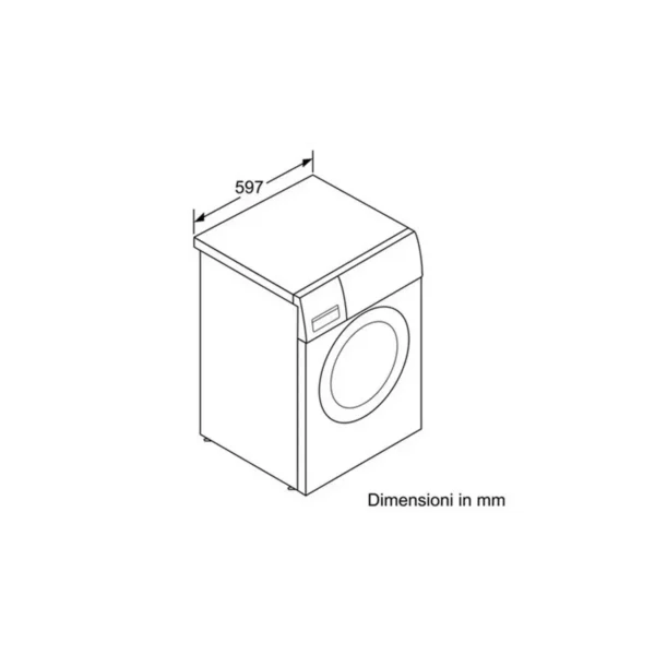 Siemens WM10B221II washing machine Front-load 6 kg 1000 RPM White