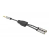 Manhattan Headphone Stereo Audio Y-Splitter Cable, 3.5mm, Aux, 15cm, Male/2x Female, Connects Two Sets of Headphones to One Audio Jack, Slim Design, Black/Silver, Gold plated contacts and pure oxygen-free copper wire, Lifetime Warranty, Polybag