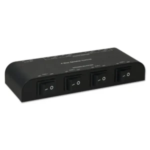 Techly IDATA AU-268 audio switch Black