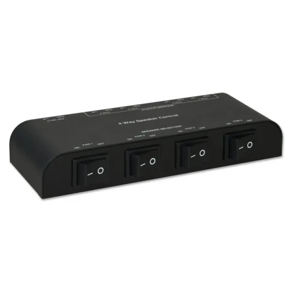 Techly IDATA AU-268 audio switch Black