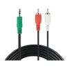 Sandberg MiniJack-M->2xRCA-M 2 m