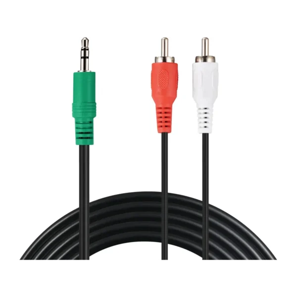 Sandberg MiniJack-M->2xRCA-M 2 m