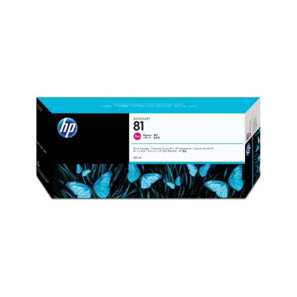 HP 81 680-ml Magenta Dye Ink Cartridge