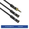 Ewent EW9236 audio cable 0.15 m 3.5mm 2 x 3.5mm Black
