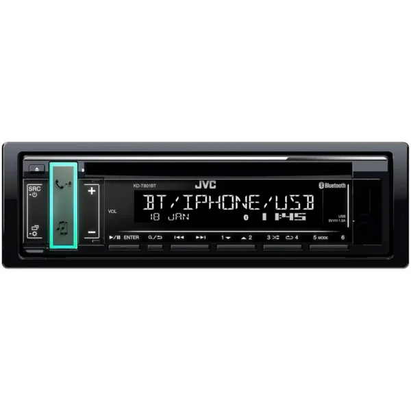 JVC KD-T801BT 1-DIN CD Receiver
