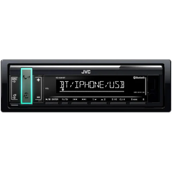 JVC KD-X361BT Black 350 W Bluetooth