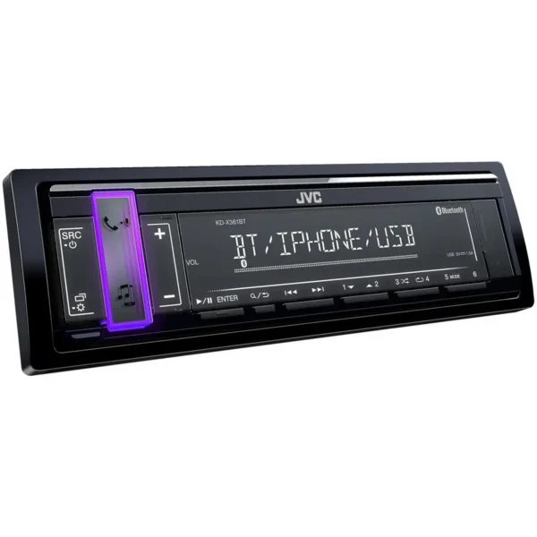 JVC KD-X361BT Black 350 W Bluetooth