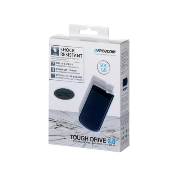 Freecom Tough Drive external hard drive 500 GB 2.5″ USB Type-A 3.2 Gen 1 (3.1 Gen 1) Grey