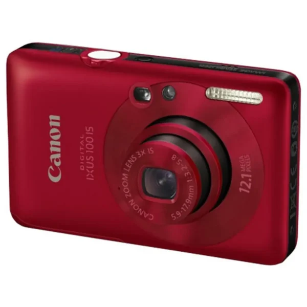 Canon Digital IXUS 100 IS Compact camera 12.1 MP CCD 4000 x 3000 pixels Red