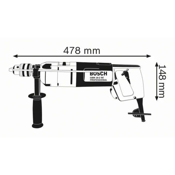 Bosch 0 601 120 503 drill 1450 RPM 3.7 kg