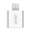 InLine USB Audio sound card, aluminum case