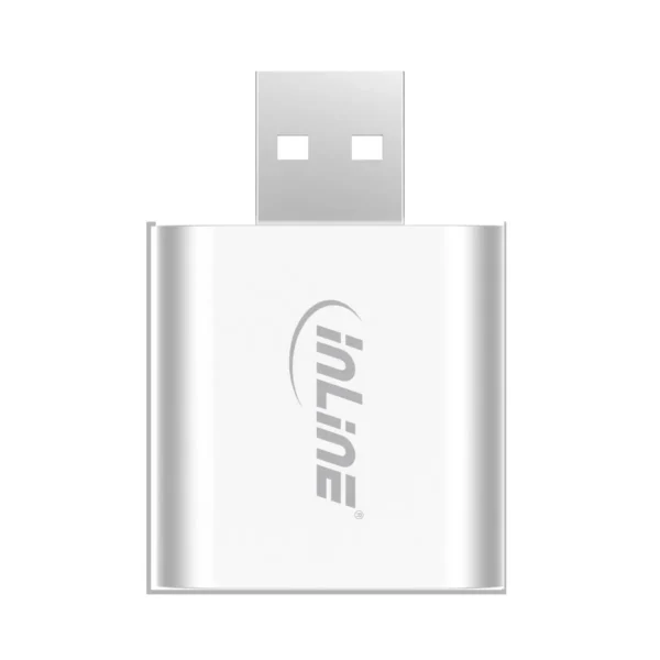 InLine USB Audio sound card, aluminum case