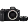 Canon EOS R + EF to RF adapter MILC Body 30.3 MP CMOS 6720 x 4480 pixels Black