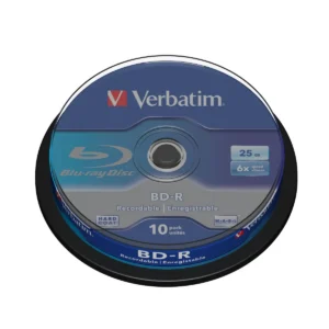 Verbatim BD-R SL 25GB 6 x 10 Pack Spindle 10 pc(s)