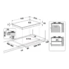 Whirlpool GMA 7521/IXL Stainless steel Built-in Gas 5 zone(s)