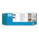 HP 90 Black DesignJet Printhead and Printhead Cleaner