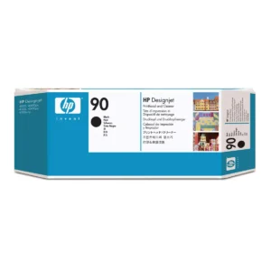 HP 90 Black DesignJet Printhead and Printhead Cleaner