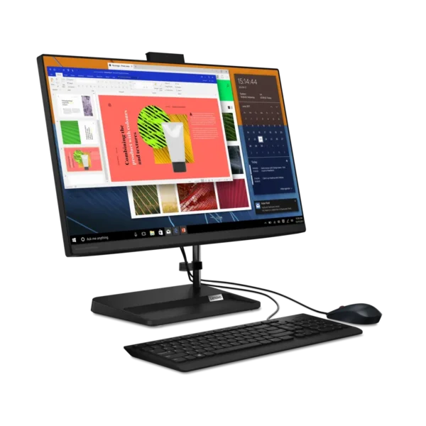 Lenovo IdeaCentre AIO 3 24ALC6 AMD Ryzen™ 5 7430U 60.5 cm (23.8″) 1920 x 1080 pixels All-in-One PC 16 GB DDR4-SDRAM 512 GB SSD Windows 11 Home Wi-Fi 6 (802.11ax) Black