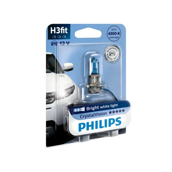 Philips CrystalVision 12336CVB1 car light bulb H3 55 W Halogen