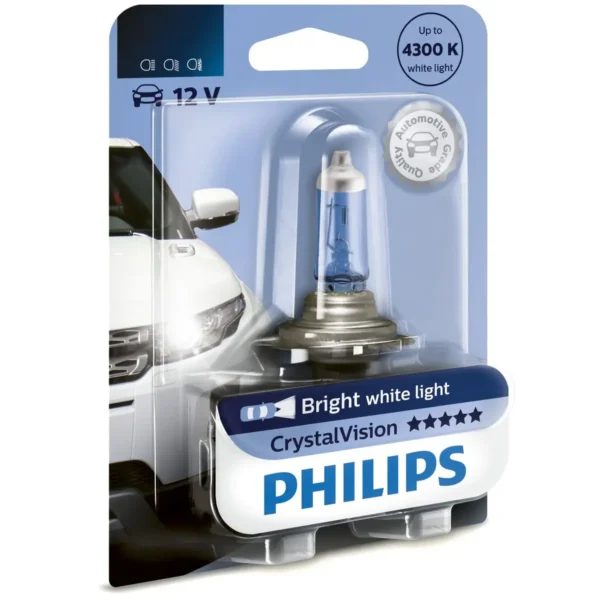 Philips CrystalVision 12336CVB1 car light bulb H3 55 W Halogen
