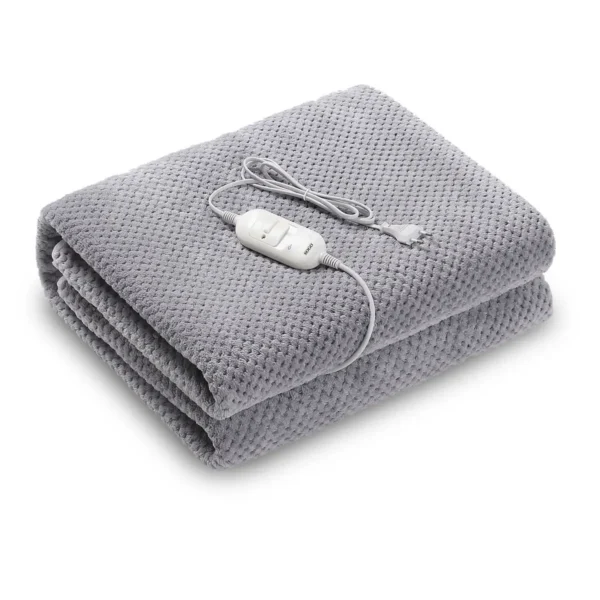 Sogo MEL-SS-20212 electric blanket 60 W Grey Polyester, Wool