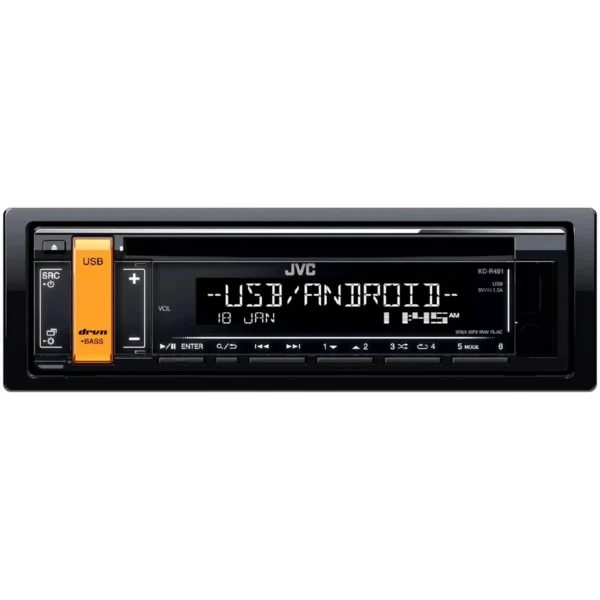 JVC KD-R491 car media receiver Black 50 W