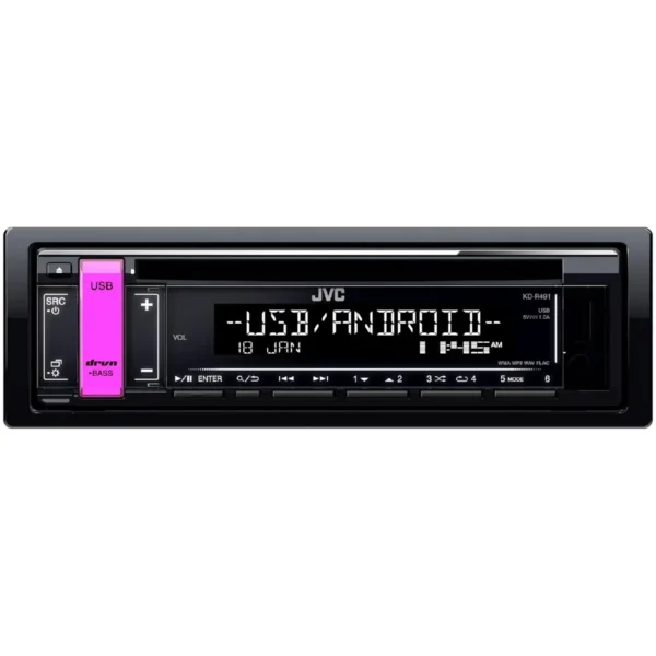 JVC KD-R491 car media receiver Black 50 W
