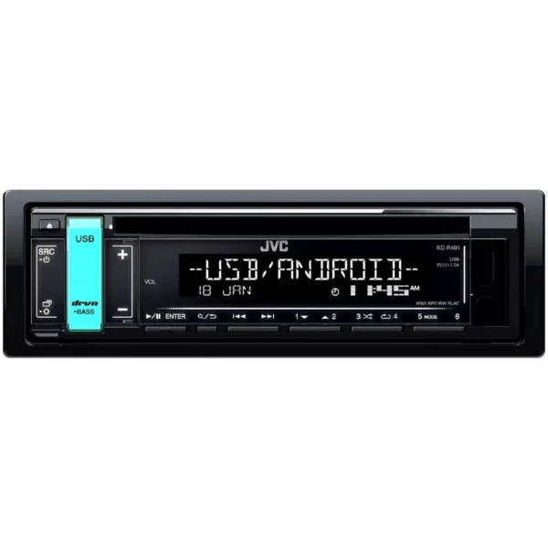 JVC KD-R491 car media receiver Black 50 W