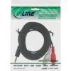 InLine Audio cable 2x RCA female / 3.5mm Stereo male 0.2m