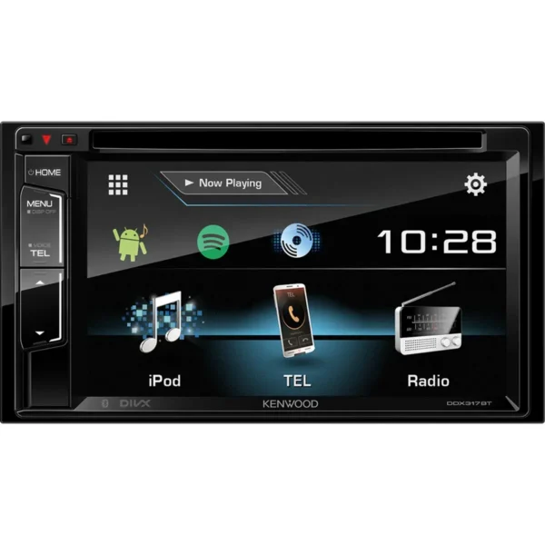 Kenwood DDX317BT car media receiver Black Bluetooth