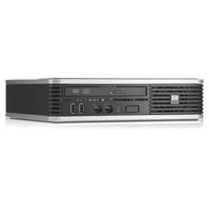 HP dc7900 Intel® Core™2 Duo E8400 2 GB DDR2-SDRAM 160 GB Intel® GMA 4500M Windows Vista Business SFF PC Black