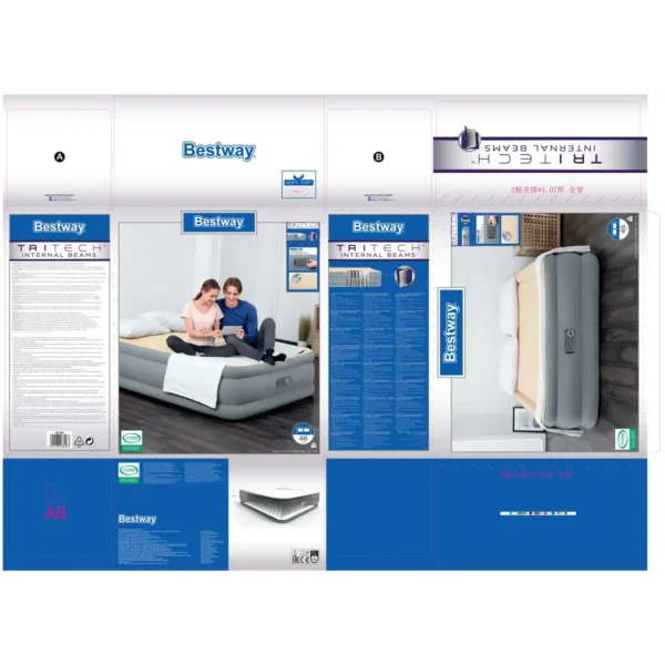 Bestway Foamtop Comfort Raised Airbed / Queen