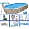 Interline Century Oval 6,10 x 3,60 m incl. accessories