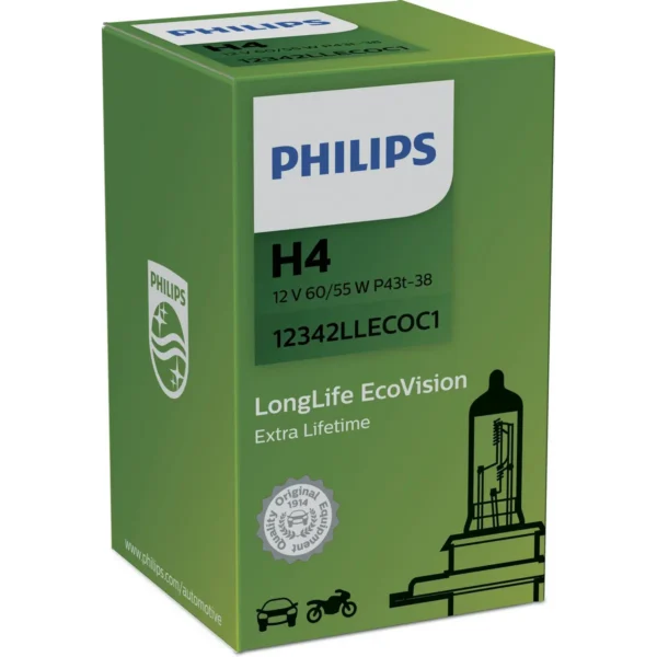Philips LongLife EcoVision 12342LLECOC1 Longer Lifetime