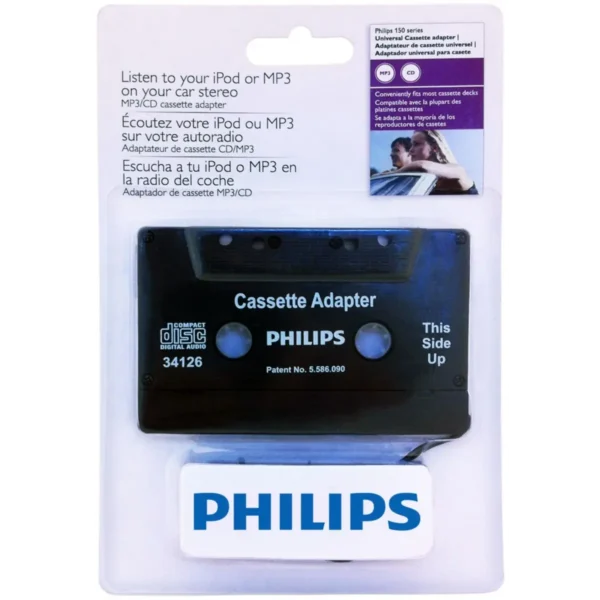Philips SAA2051L/27 car media receiver part/accessory Audio cassette adapter