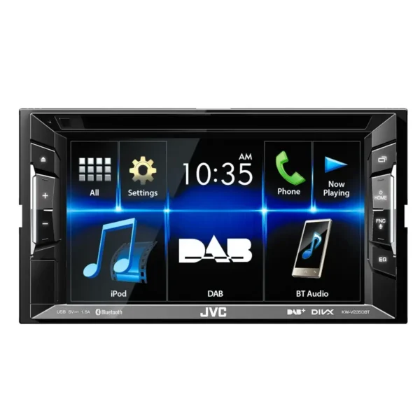 JVC KW-V235DBT car media receiver Black Bluetooth