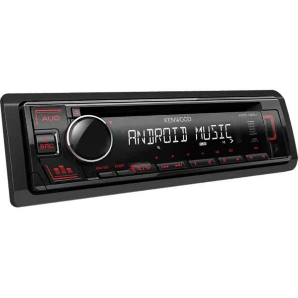 Kenwood KDC-130UR car media receiver Black 200 W