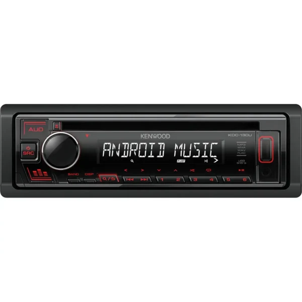 Kenwood KDC-130UR car media receiver Black 200 W