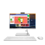 Lenovo IdeaCentre 3 AMD Athlon Silver 3050U 60.5 cm (23.8″) 1920 x 1080 pixels All-in-One PC 8 GB DDR4-SDRAM 256 GB SSD Windows 11 Home Wi-Fi 5 (802.11ac) White