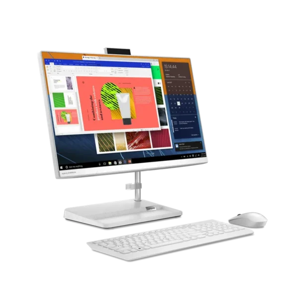 Lenovo IdeaCentre 3 AMD Athlon Silver 3050U 60.5 cm (23.8″) 1920 x 1080 pixels All-in-One PC 8 GB DDR4-SDRAM 256 GB SSD Windows 11 Home Wi-Fi 5 (802.11ac) White