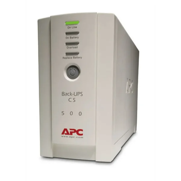 APC Back-UPS, 500VA/300W, Tower, 230V, 4x IEC C13 Outlets , User Replaceable Battery