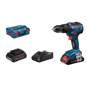 Bosch GSB 18V-55 PROFESSIONAL 1800 RPM Keyless 1.1 kg Black, Blue, Red