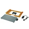 Sogo BAR-SS-1223 electric griddle Freestanding 2200 W Bamboo, Grey, Wood
