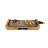 Sogo BAR-SS-1223 electric griddle Freestanding 2200 W Bamboo, Grey, Wood